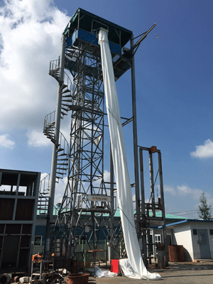 Vertical Spiral Chute (Mobile Type)